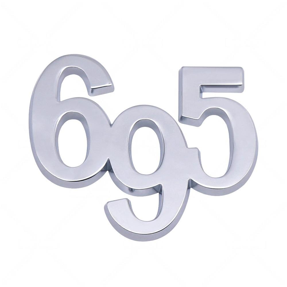 3D Metal 595 695 Tunismo Esseesse Competizione Badge Logo Car Rear Trunk Emblem Decal Stickers for Abarth