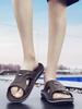 Fashion Bathroom Men's Shoe Shiatsu Indoor Walk Around Home House Platform Slides Pvc Fun Casual Rubber Designer Luxury Eva Male Slipper