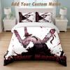 Bedding Set 1 Duvet Cover 2 Pillowcases Chainsaw Man Print Soft Bed Linen Bedroom Decor