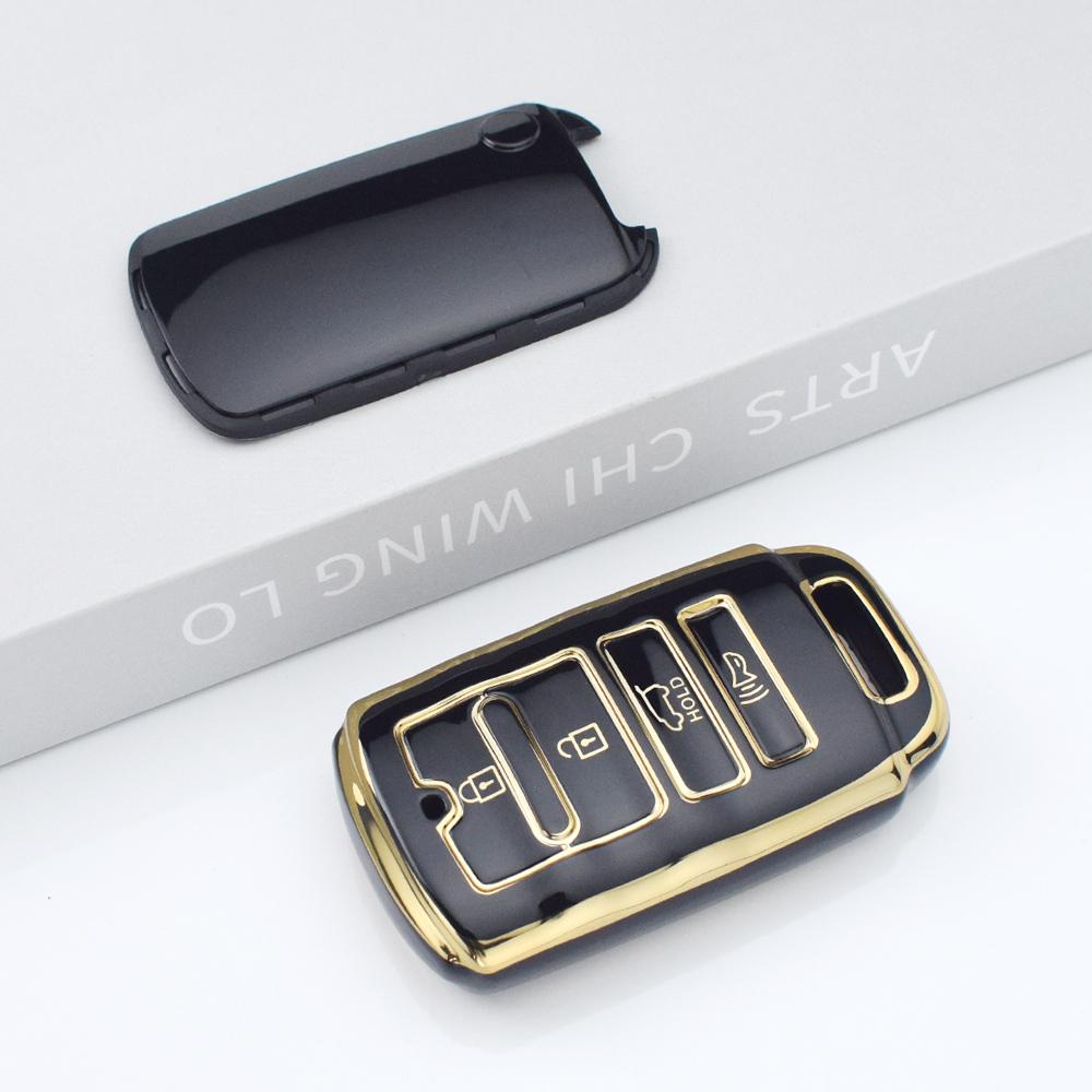 TPU 4 Button Full Cover for Kia New K7 Cadenza K9 K-04 Sorento K900 Car Key Case Remote Protection Shell Holder Auto Accessories