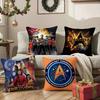 Fiction Entertainment Film S-Star Trek-MT Pillow Case Comfort Sofa Bed Silky Elegant Invisible Zipper Decorative Cushion Cover