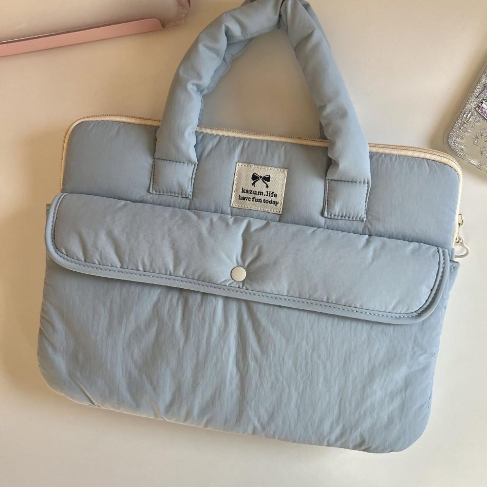 with Handle Portable Laptop Bags Bow Notebook Sleeve Handbags Laptop Case  Office Use