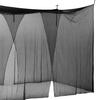 2 Pcs Mosquito Net for Bed Patio 4 Corner Mesh Canopy Large Mosquito Net with 2 Side Openings Hooks for Camping Dormitory Home Outdoor