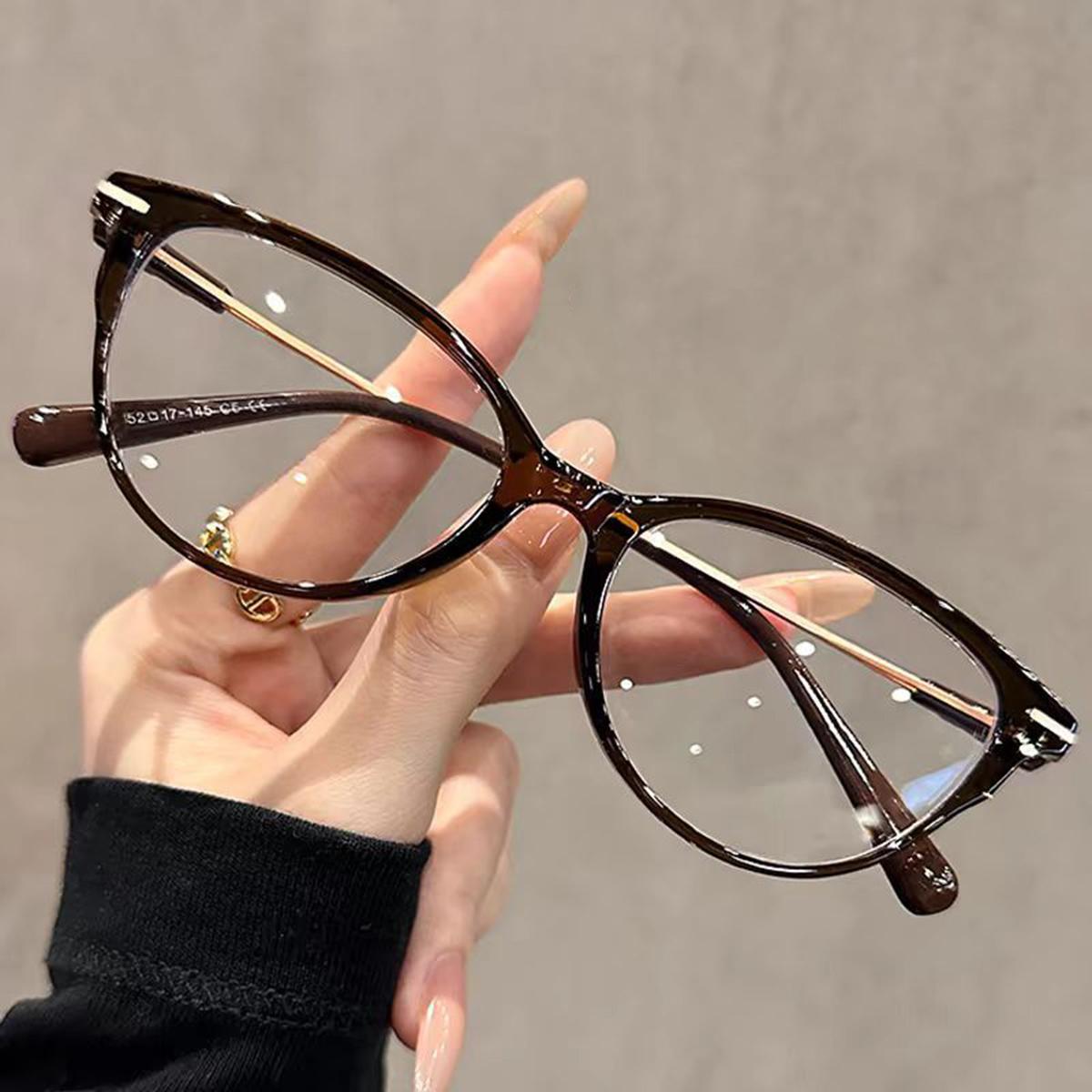 

Ультралегкие очки для чтения «кошачий глаз» HD, женские, анти-Blu-ray, модные, молодежные, модные очки Anti-blue light коричневый