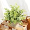 3pcs Potted Artificial Plant Fake Green Grass Leaves Artificial Simulation Plants Sets for Home