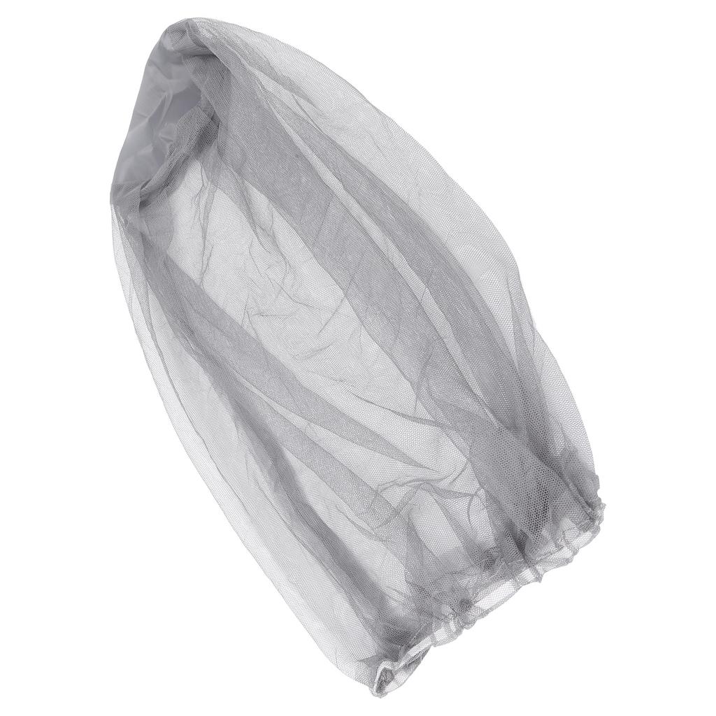 Nylon InsectProof Mosquito Night Fishing Net Sunscreen Breathable Mesh Sheild Cap(Grey )
