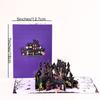 Cartoon Halloween Greeting Cards Ghost House Box Multicolor 3D Pop-Up Cards Paper Pumpkin Bat Spider Halloween Postcards