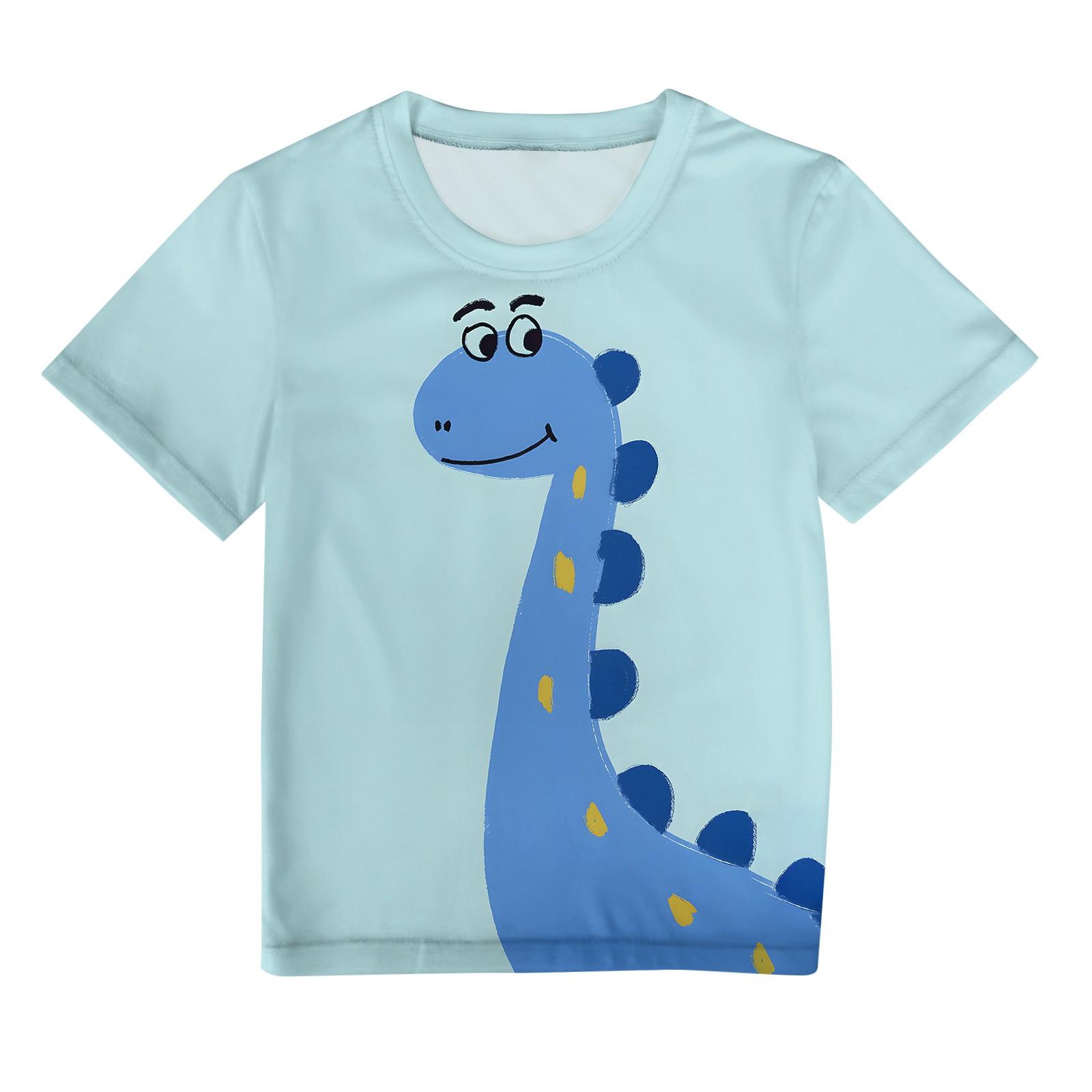 

Детский повседневный милый пижамный комплект с принтом динозавра 150