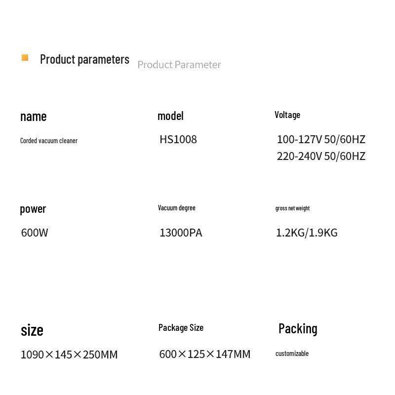 Ruční a tyčový vysavač s vysokým sacím výkonem pro domácnost i auto