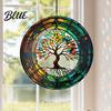 Nature Inspired Patio Accessory Outdoor Owl/Hummingbird/Flower/Tree of Life/Rooster Wind Spinners Reflective Spinners Garden Decor Bird Deterrents