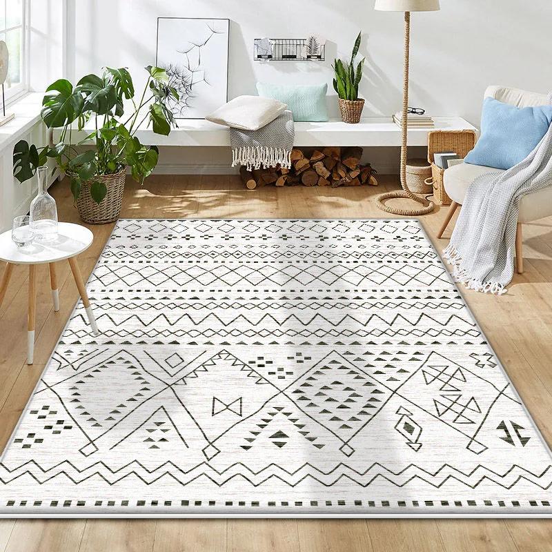 Morocco Luxury Carpets for Living Room 200x300CM Room Decoration Aesthetic Easy Cleaning Rugs Bedroom Bedside Antiskid Floor Mat