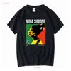 Heißes Nina Simone Shirt Black History Month Für Fans Unisex S 5xl T 1cm1071 Lang- oder Kurzarm Vintage Gewaschen Grafik Streetwear
