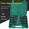 Hexagon Set Screwdriver: Flower, Rice, Spline, T-Type, Internal Star, Hexagonal.