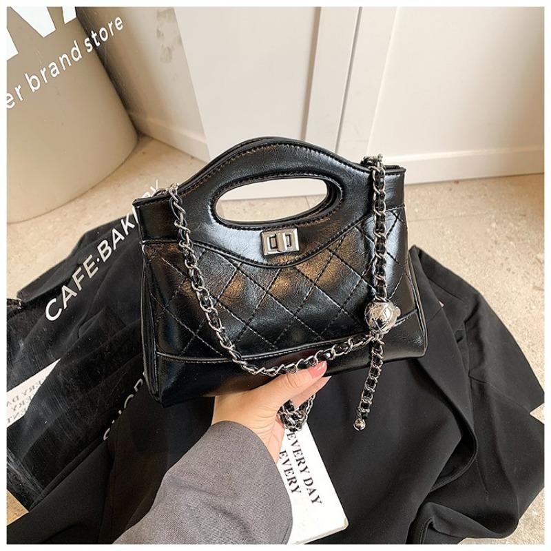 Classic Designer PU Leather Crossbody Bags for Women  New Fashion Chain Shoulder Bags Ladies Small Flap Bag Handbags
