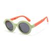 Childrens Sunglasses Foldable Round Frame Summer Outdoor Sun Protection Uv