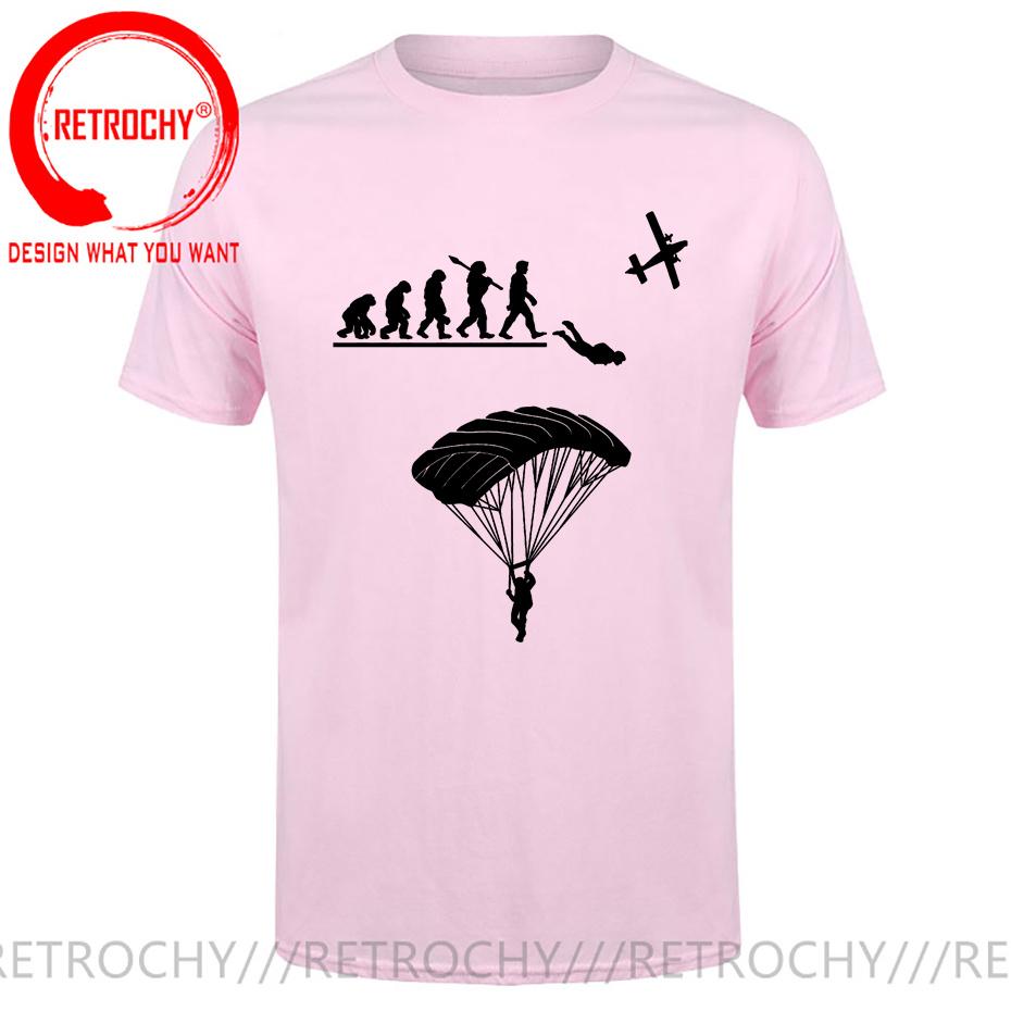 Paragliding Skydiving Evolution T Shirt Unisex Evolution Of Skydiver Tshirt Skydive Parachuting Lover Tee Shirt Paraglider Tshirt