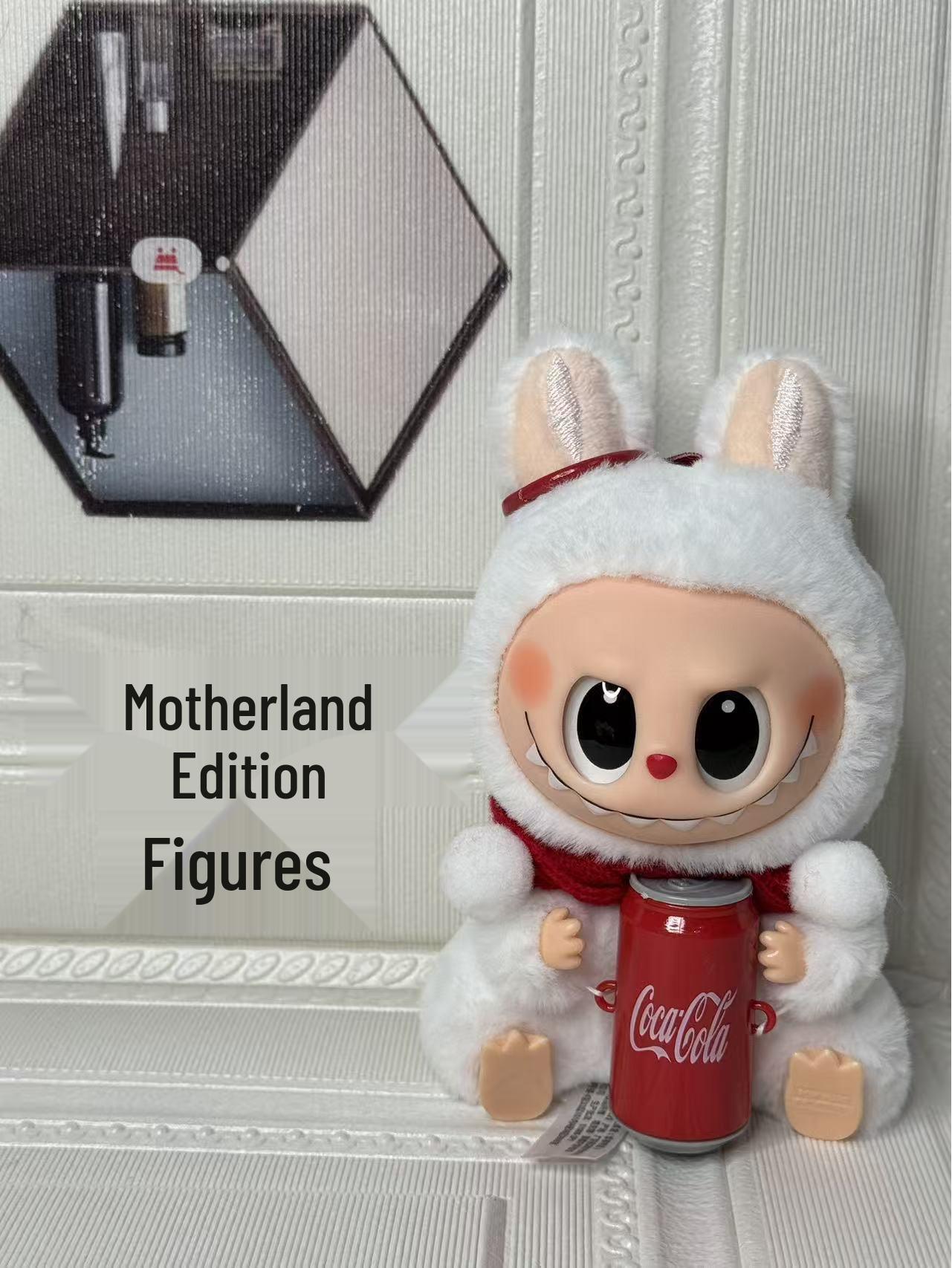 

Третье поколение Labubu Cola Edition Pop Mart Sit Sit Party Виниловая плюшевая фигурка Блайнд бокс 18 cm