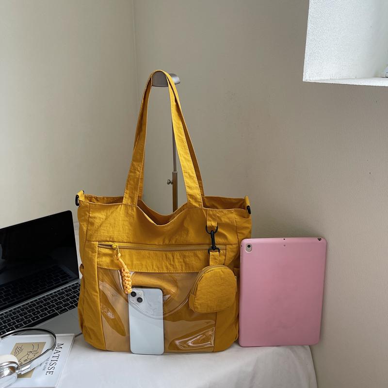 Student Book Bag Lightweight Shoulder Bag Women's Commuter Tote Bag Large Capacity Crossbody Bag