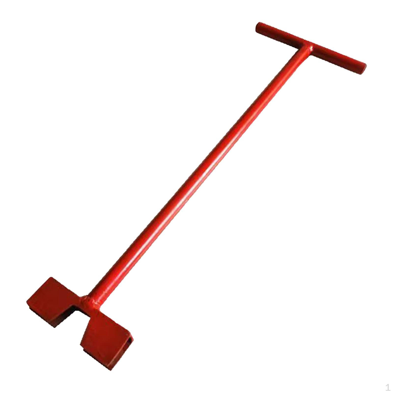 

Ключ для водоміра Довгоручковий гайковий ключ Садовий клапан Запірний Т-подібний ключ для кранів 30cm