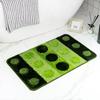 Double-Layer Plush Flocked Bath Mat Non-Slip Floor Rug Bedroom Entryway Bathroom Bohemian Style Washable