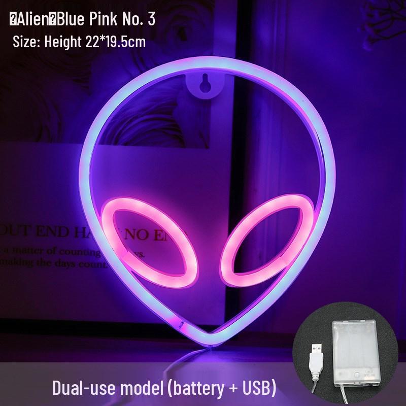 Trendy LED Neon Night Light Sign for Wall Décor