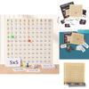 Wooden Multiplication Table Educational Toy For Kids Learning Math Skills And Mental Arithmetic