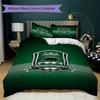 Fc Krasnodar Pattern Bedding uilt Set uilt Cover Pillowcase Home Decoration Birthday Gift (1*duvet cover + 2*pillowcase without core)