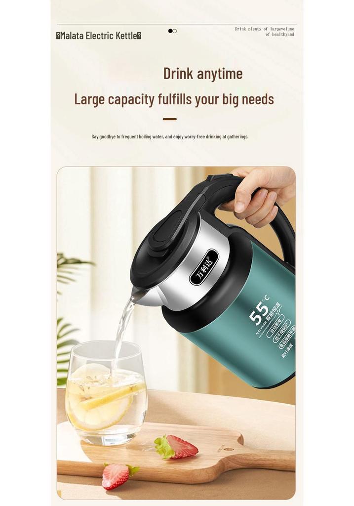Thickened Stainless Steel Kettle: Durable, Large Capacity, Fast-Boiling, Multi-Functional Home Use.