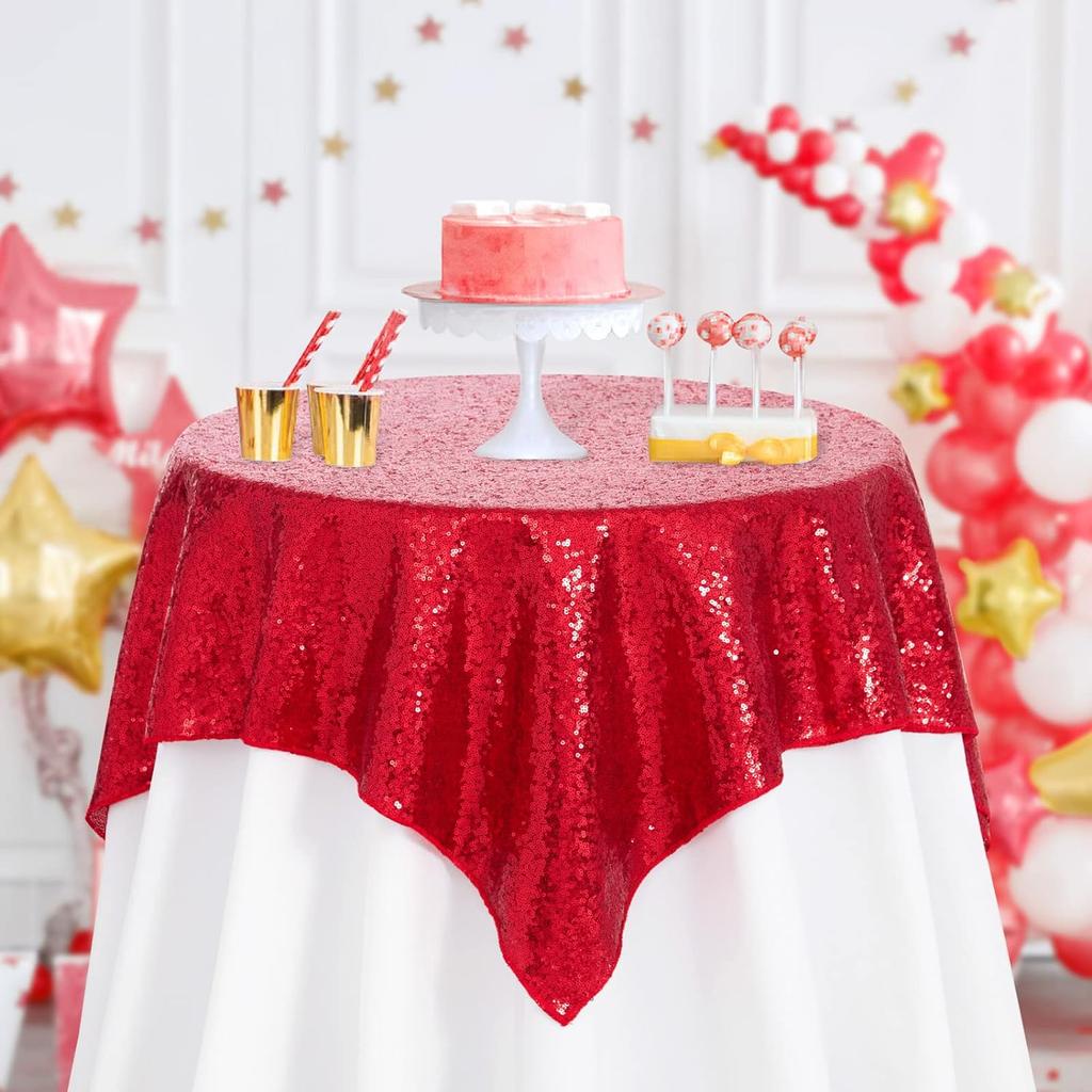 Goldene Pailletten-Tischdecke Rechteckige Tischabdeckung Für Weihnachten Hochzeit Geburtstag Geschäfts-Cocktailparty-Dekor