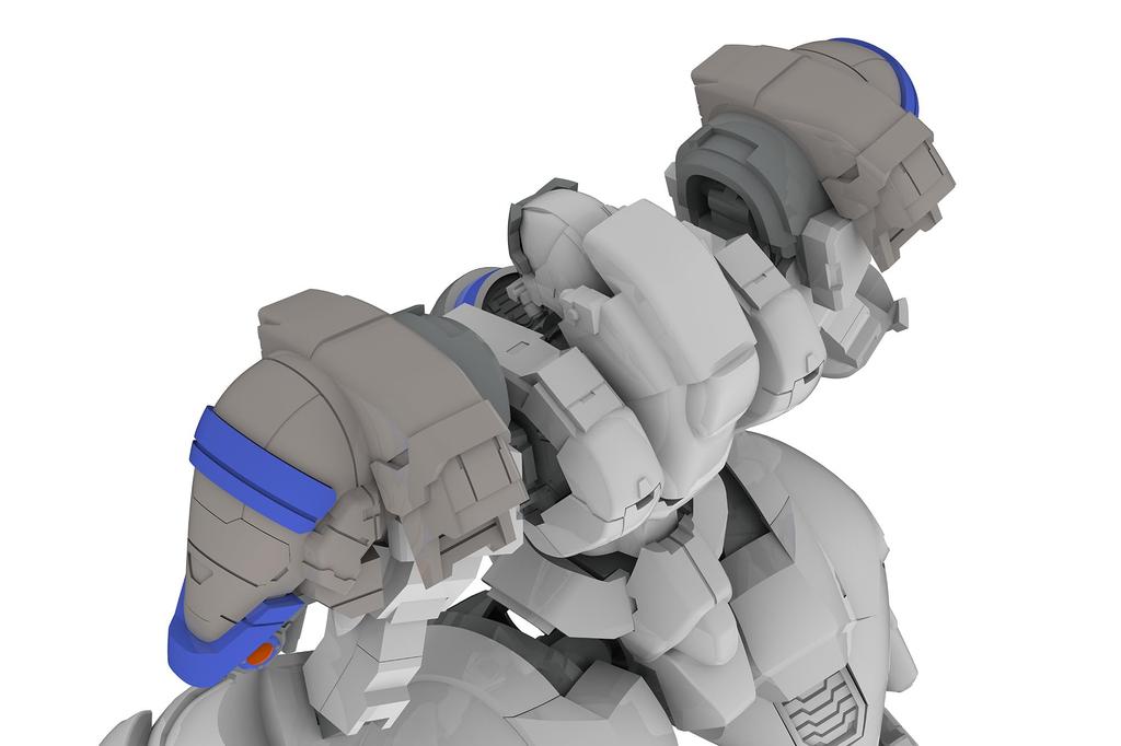 PM Office A Mechanism POWERDoLLS2 Armored Scouting 135mm Plastic Model Kit PP181 5-inch X-4RR (PDFR-R807) Infantry, Approx. Tall, 1/48 Scale,