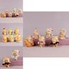 Adorable Butterbear Yellow Butter Bear Cute Blind Box Collectible Figurine Set