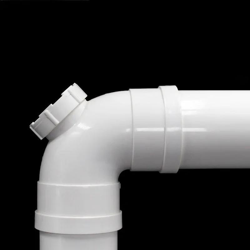Wolf's Kiss PVC 90-Degree Drain Pipe Elbow Fitting