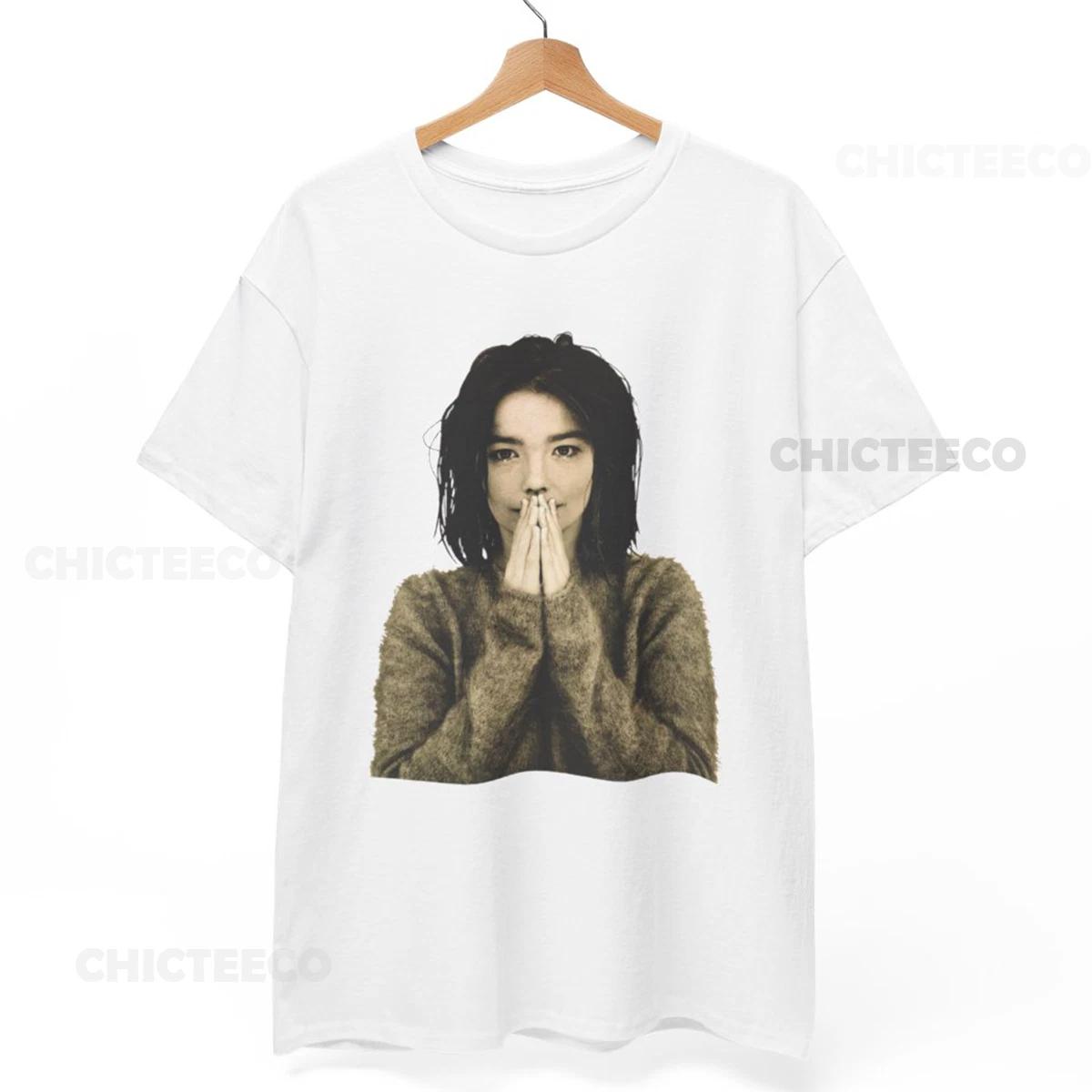 Bjork Logo T-Shirt | Vintage Style Alt Pop Music Tee | Unisex Shirt 2XL