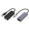 TypeC/USB3.0 To Broadband RJ45 Ethernet Card Converter Network Connection For Desktop, Laptop, Mobilephones