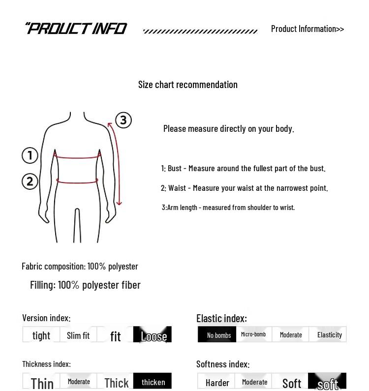 Deerhui Men's Gradient Stand-Up Collar Padded Puffer Jacket