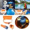Durable ABS Gas Cylinder Bracket Heavy Duty Wall Mounted Bracket Propane Tank Holder  Motorhome