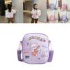 Adorable Rabbit And Bear Canvas Shoulder Bag For Kids Lightweight And Stylish Design