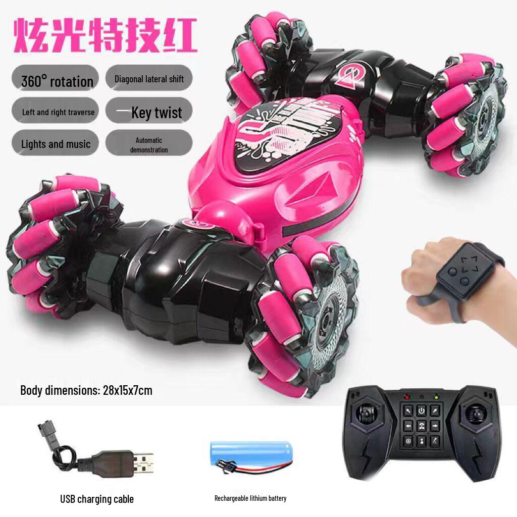 Rechargeable Gesture Sensing Transforming Car - Remote Control Off-Road Drift Toy for Kids