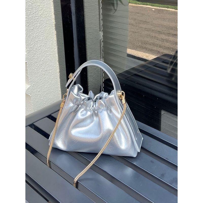 

Ruched 2024 Popular One-Shoulder Cross-Body Cloud Bag