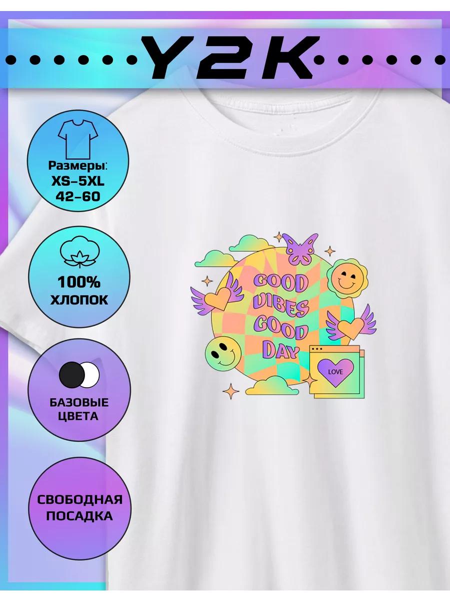 Y2K Retro Printed T-shirt S