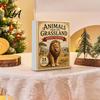 Holiday Box Gifts Animals Advent Calendar 2026, 24-Day Christmas Countdown with 24 Pcs 2D Party Favors Acrylic Wild Animal Pendants, Gift for Family,