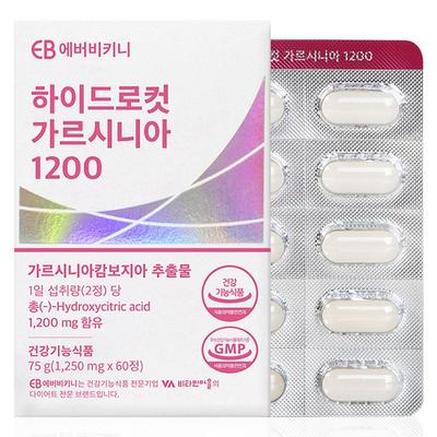 Ever Bikini Hydrocut Garcinia 1200, 60 ταμπλέτες, 1 μονάδα