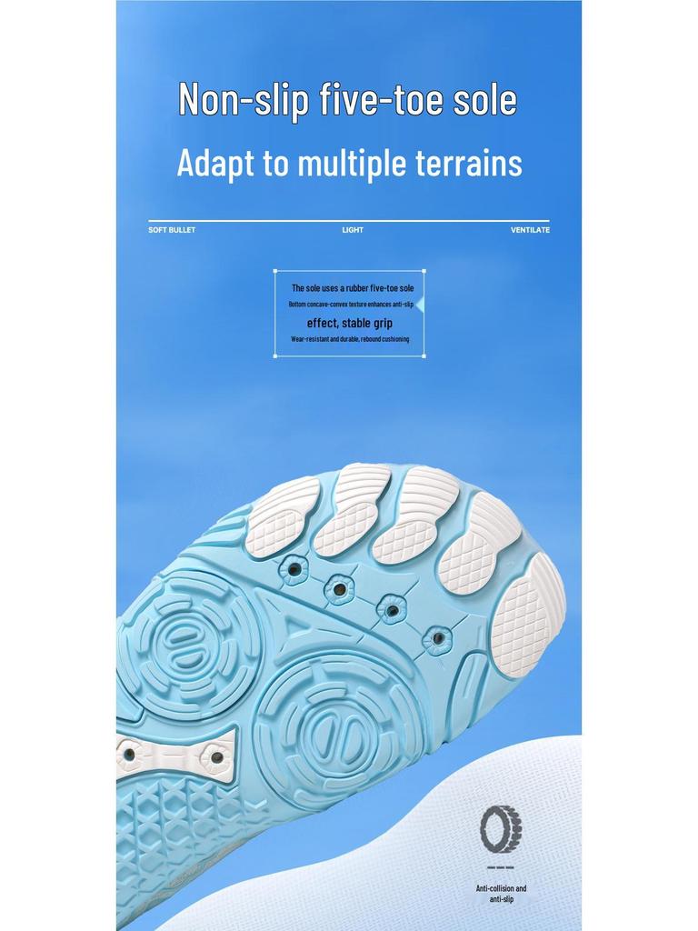 Unisex Quick-Dry Non-Slip Wading Shoes for Beach, Swimming, Running, Climbing, and Indoor Fitness