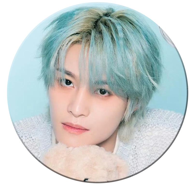 WAYV 2025 Calendar Mirror Keychain Pendant and Tinplate Star Badges Set