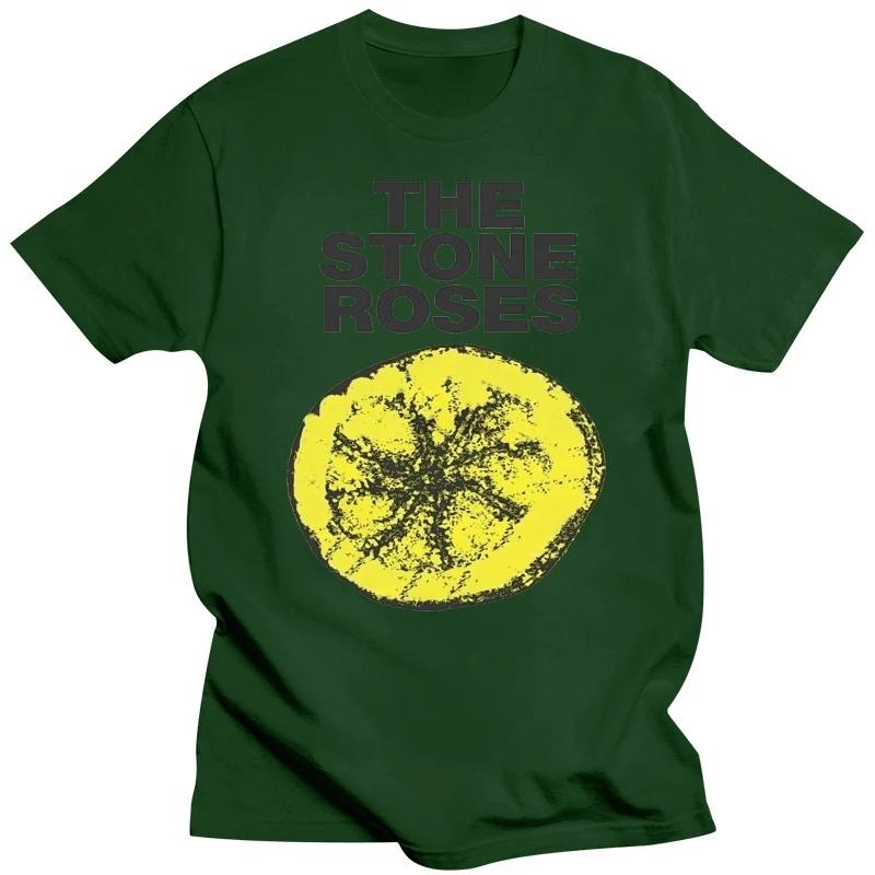 Футболка мода с коротким рукавом The Stone Roses унисекс Lemon 1989 Tour футболки принт графические унисекс одежда аниме одежда большой размер унисекс XL