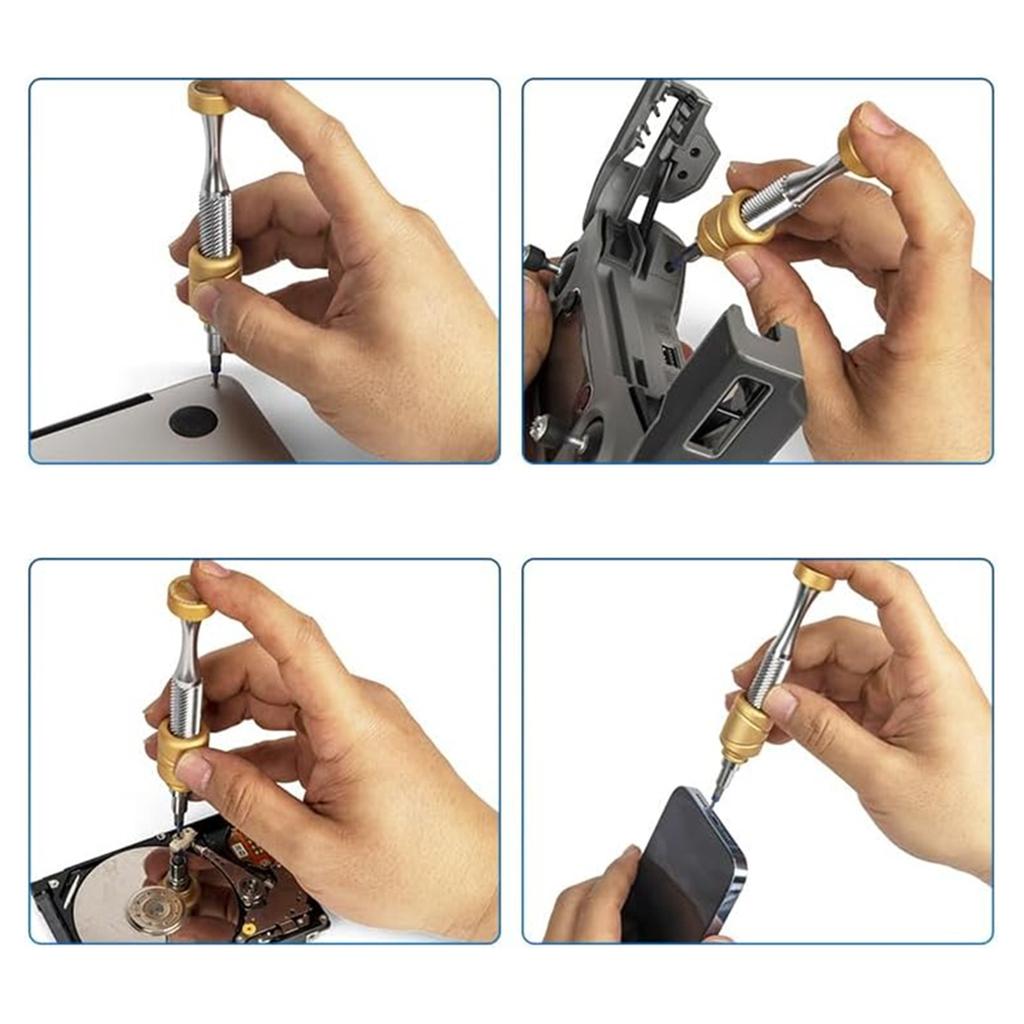 2025+ 37 in 1 Screwdriver Set Magnetic Screw Driver Bits Mini Tool Case Dismountable for Smart Home PC Phone Repair