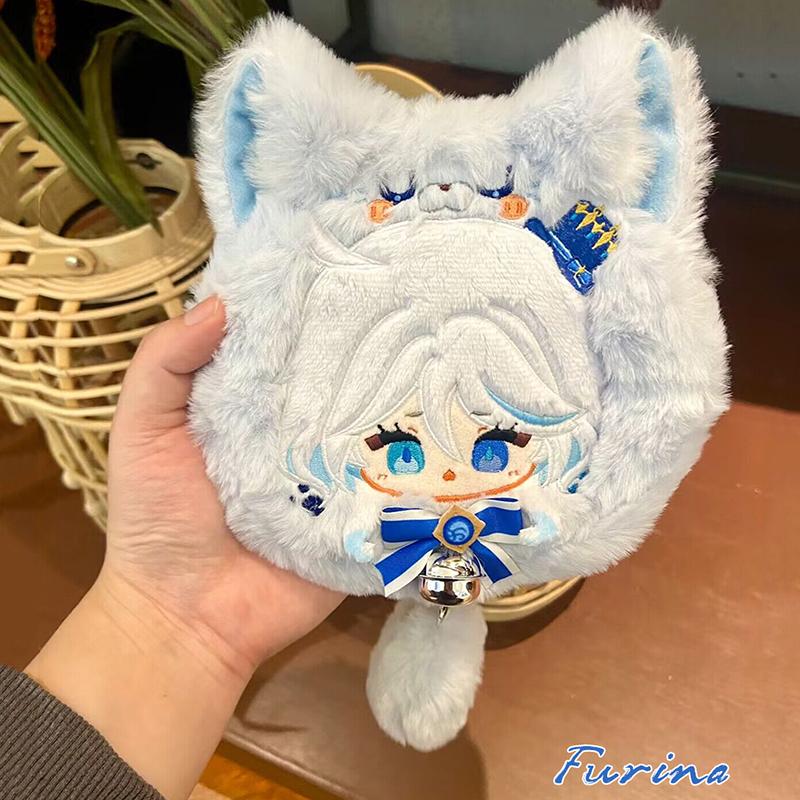 20cm Focalors Cotton Doll Toys Genshin Impact Dress-up Puppet Furina De Fontaine 12cm Plush Pendant Gift for Children Adult Gift