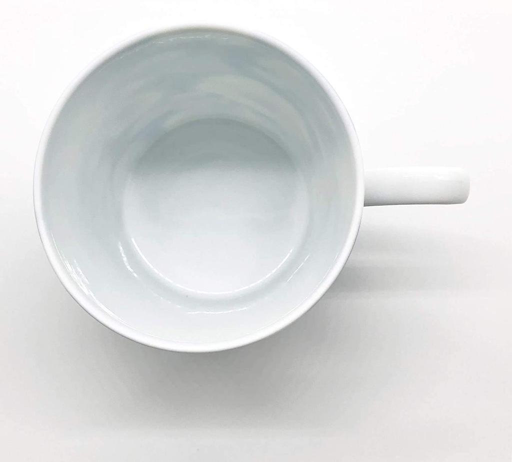 Koransha Morning Glory Pattern Mug 300ml Arita Ware Made In Japan Beautiful Refreshing Indigo Tone The Bottom Has the Word In the Language of Morning