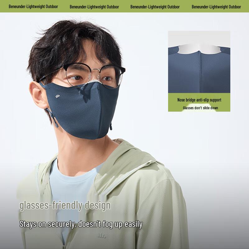 Beneunder Ultra-Breathable Full-Face Sun Protection Cycling Mask