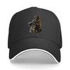 German Shepherd Dog Colorful Pet Portrait Art Sandwich Baseball Cap